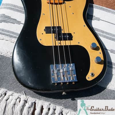 1988 Fender American Vintage Reissue '57 Precision Bass - MOJO MASTER - Natural Relic! - Pro Set Up w Perfect Frets/Action/Intonation! image 6