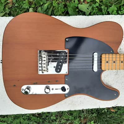 Fender Old Growth Redwood Telecaster, 2011, Reclaimed Railroad Ties, Case image 9