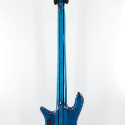 Spector NS Dimension 5 5-String Multi-Scale Bass w/ Fishman Pickups - Black and Blue Gloss image 8