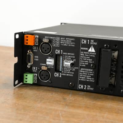QSC CX1202V 1200W 70V 2-Channel Power Amplifier CG011ZY image 9