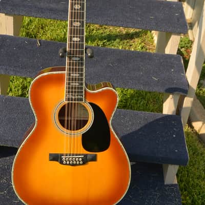 2007 Martin MC12-41 Richie Sambora Sunburst 12-string Madagascar Italian Alpine image 7