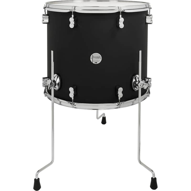 🔥 PDP by DW CONCEPT MAPLE 🔥 16" SATIN BLACK FLOOR TOM for YOUR DRUM SET! RL921 image 1