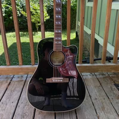 Epiphone Hummingbird EC Studio Limited-Edition Acoustic-Electric Guitar (WITH CASE) image 4