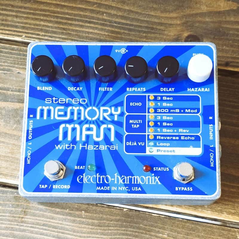 Electro-Harmonix Memory Man with Hazarai