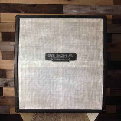 Mesa Boogie Solo Triple Rectifier Head 150W and 4x12 4FB Slant Cabinet Mid 2000s Black / White Mesh image 5