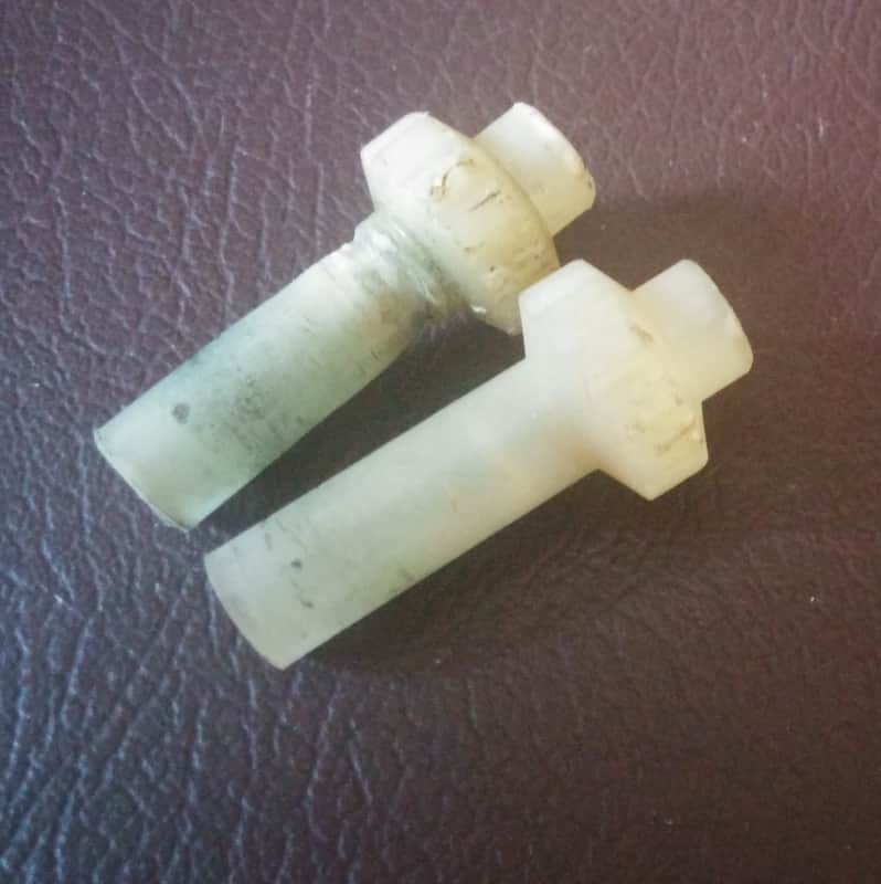 Tama VINTAGE White 2 WAY Nylon Cymbal Stand NUT / SLEEVE  Titan 70s DRUM PART image 1