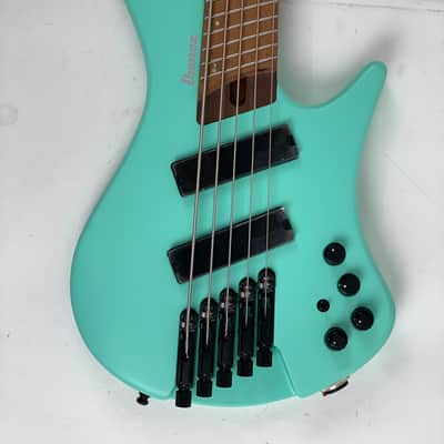 Ibanez Bass Workshop EHB1005MS Sea Foam Green Matte + GIG BAG - 5-String Electric Bass Guitar multiscale multi scale EHB 1005 MS image 7