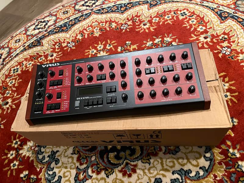 Access Virus A - Desktop Digital Synthesizer 1998 in original box image 1