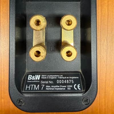 B&W HTM7 700 Series Speaker, Cherry Finish #2 image 8