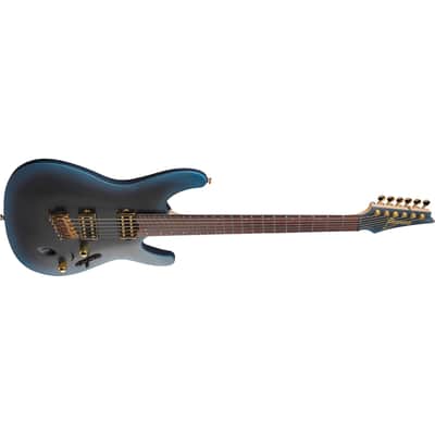 Ibanez SML721 Axe Design Lab Multi-Scale Guitar - Midnight Arctic Ocean Matte image 4