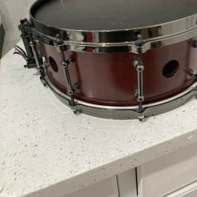 Custom Drum Concepts Purpleheart Wood 6.5x14" Snare Drum image 3