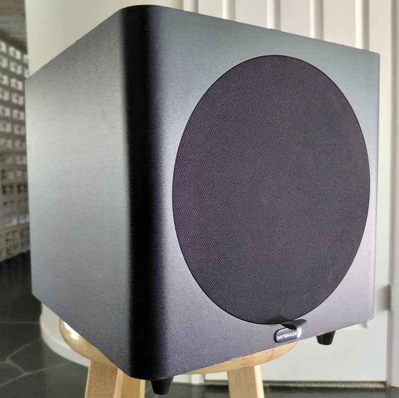 Dayton Sub-800, 8 inch 80 Watt Powered Subwoofer - Black image 1