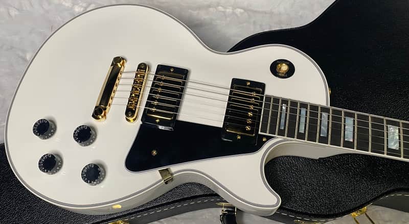 NEW! Gibson Les Paul Custom - Alpine White - Ebony Board - Authorized Dealer - Only 9.9lbs - G06454 image 1