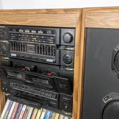 Vintage Soundesign 5863 Double Cassette Stereo System 1980's - 2x Tape Deck, AM-FM image 10