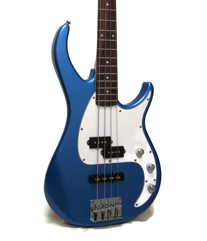 Peavey Milestone 4-String Electric Bass Gulf Coast Blue Sparkle image 1