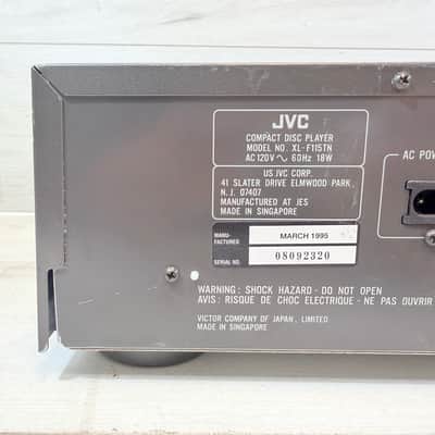 JVC XL-F115TN 5-Disc CD Changer – Vintage 1995 Compact Disc Player 1995 image 9