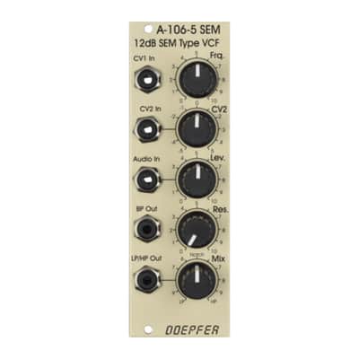 Doepfer A-105 VCF SSM 24db Low Pass Filter | Reverb