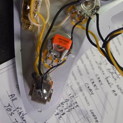 Robert Cray 50's/60's Hot Rod  SSS Loaded Fender Pickguard Stratocaster - BridgeDriver image 13