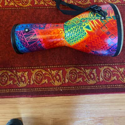 Remo Festival Series 10" Djembe (with Heavy Duty Travel Bag) - Rainbow image 3