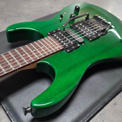 ESP M-III Mirage Green Ash HSH FR Floyd Rose Super Strat MIJ Japan MIII M3 Horizon image 12