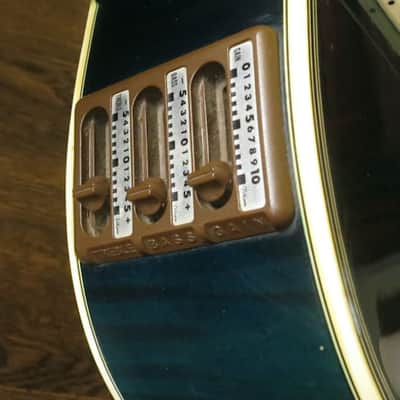 Takamine Acoustic EF591 DUAL  Dave Stewart Humbucker + Piezeo Stereo Japan Rare image 8