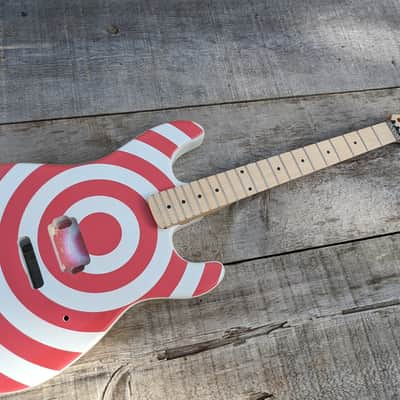 Hair metal 80's Tribute Bullseye Body and Neck DIY image 5