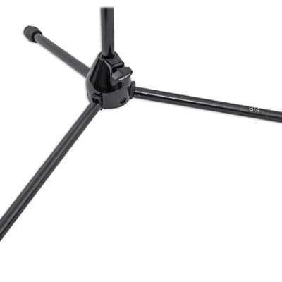Heavy Duty Telescoping Microphone Mic Boom Stand, Tripod Cast Base image 5
