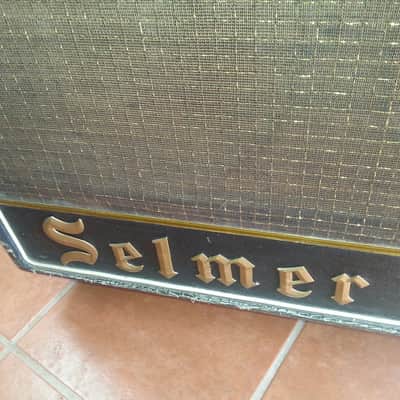 1963 Selmer Zodiac Twin 30 amp in Great Condition. Zodiac Twin  30 1963 Croc- covering image 2