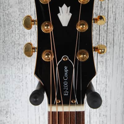 Epiphone 2018 EJ-200 Coupe Acoustic Electric Guitar Vintage Sunburst with Case image 13