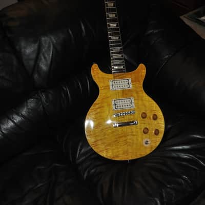 Custom Jam City Guitar by Jim Weyandt Double Cutaway - Flametop image 20