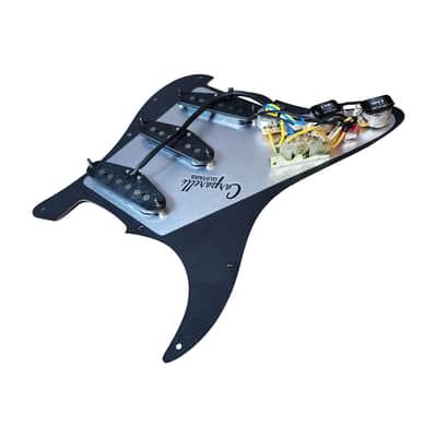 Carparelli 9-Way Strat Wiring Mod – Fully Loaded Pickguard, Vintage Single Coils, CTS Pots image 9