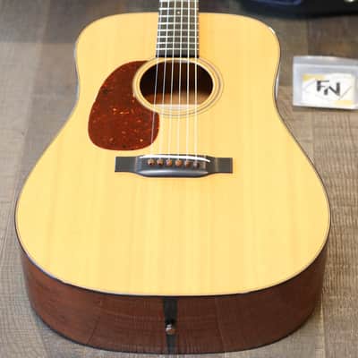 Lefty! Collings D1-TL Traditional Natural Left-Handed Acoustic Dreadnaught Guitar + Case image 2