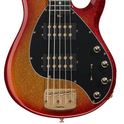 Ernie Ball Music Man StingRay 5 Special HH 5-string Bass Guitar - Cherry Punch image 1