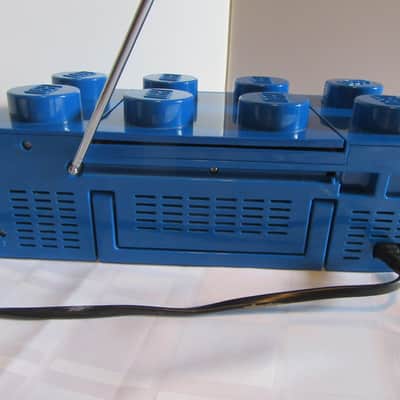 Vintage Lego Blue Brick Stereo Boombox AM / FM Radio CD Player image 10