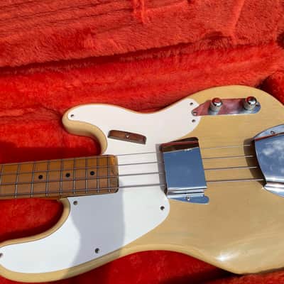 Fender Precision 1956 All Original Refin Bass 1956 image 3