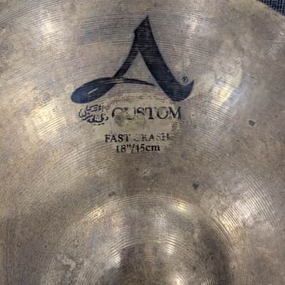 Zildjian 18" A Custom Fast Crash Cymbal 2002 - Present - Brilliant image 3