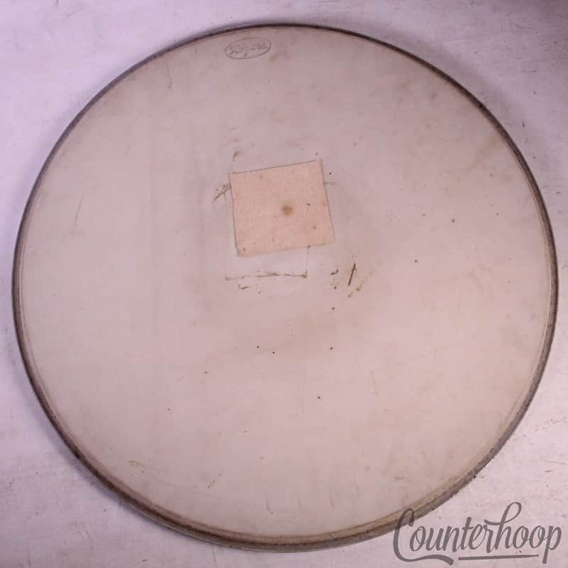 *Rogers 20" Coated Bass Drum Head Vintage 60s Cleveland,OH Holiday/Powertone USA image 1