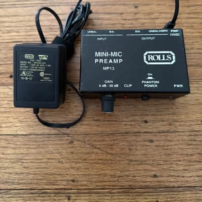 Rolls MP13 Mini Mic Microphone Preamp image 1