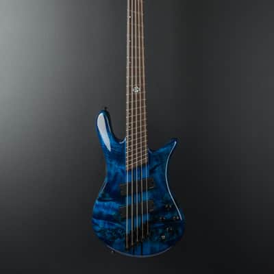 Spector NS Dimension 5 Multi Scale - Black & Blue Gloss image 4