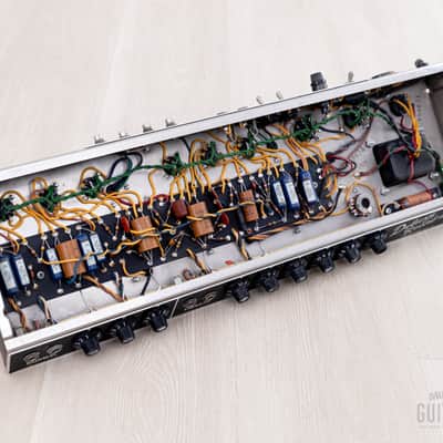 1964 Fender Deluxe Reverb Vintage Black Panel Pre-CBS Tube Amp AB763 w/ Ftsw image 11