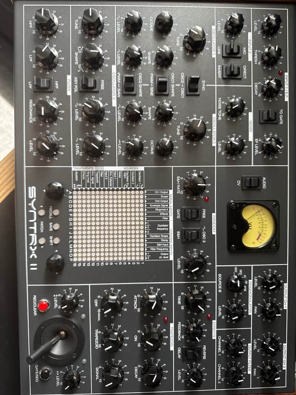 Erica Synths SYNTRX II Desktop Analog Synthesizer 2023 - Present - Black image 1