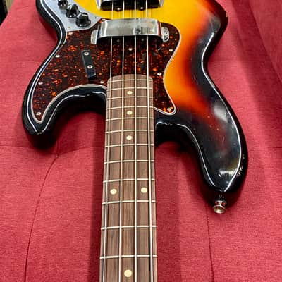 Fender Custom Shop '64 Jazz Bass Relic 2006 - 3-Tone Sunburst image 6