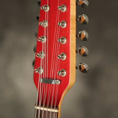 Immagine 1966 Fender Electric XII 12-string Candy Apple Red w/matching number HANG TAG - 7