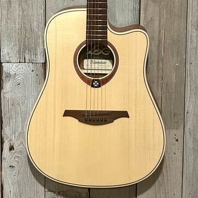 Lâg Tramontane 70 T70DCE Dreadnought Electro Acoustic, Natural Satin, Pro Setup & Ships Ultra Fast ! image 2