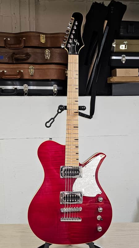 First Act CE-240 Sheena FSA Electric Guitar Transparent Red image 1