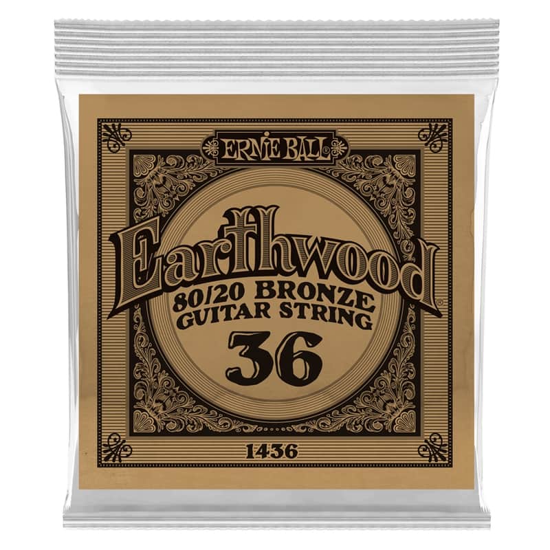 Ernie Ball 1436 Earthwood 80/20 Bronze .036 image 1