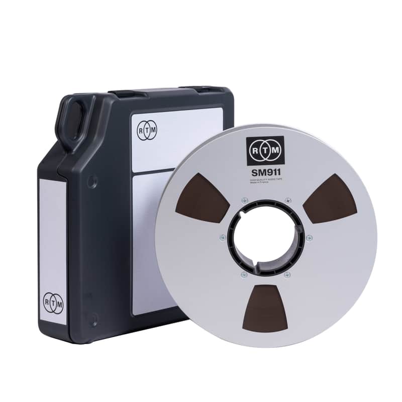 Recording The Masters SM911 (Standard Bias Studio and Archive Audio Tape)-2″ x 2,500′ on 10.5″ NAB Metal Reel in Tapecare Box image 1