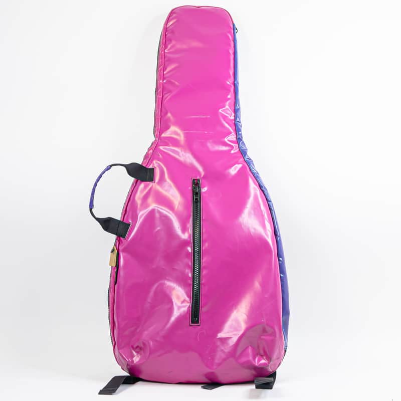 Charlie Ryder Urban Water Resistant Guitar Gigbag Blue & Pink - Be Seen and Travel in Style image 1