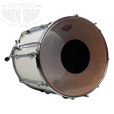 Used Yamaha 9000 16x16 Recording Custom Floor Tom White Wrap image 3