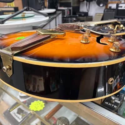 Ventura V1300 Archtop Electric Guitar 1960s Sunburst Japan No Case image 8